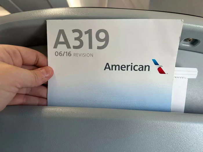 I took two different American flights two weeks apart — the first from Washington DC