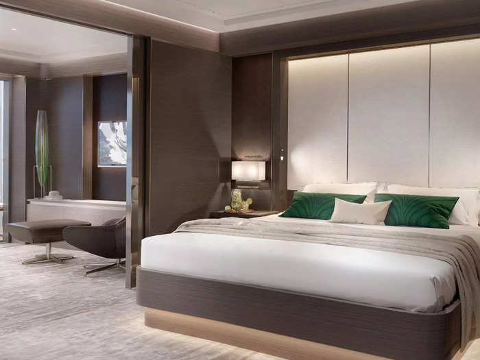 Multiple suites can also be booked together to create larger "open-concept" rooms.