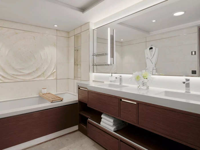 … large bathrooms with bathtubs, and living rooms that rival that of a luxury apartment.