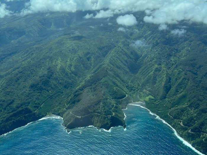 Some of my favorite views were of the Road to Hana and various waterfalls that connected with the ocean.