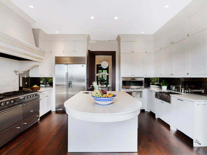 "The kitchen is designed as a chef