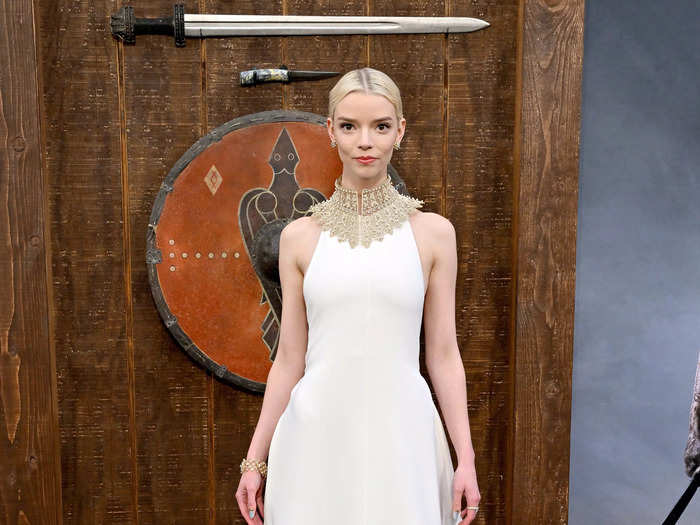 Anya Taylor-Joy looked like a princess at the LA Premiere of "The Northman" in April.