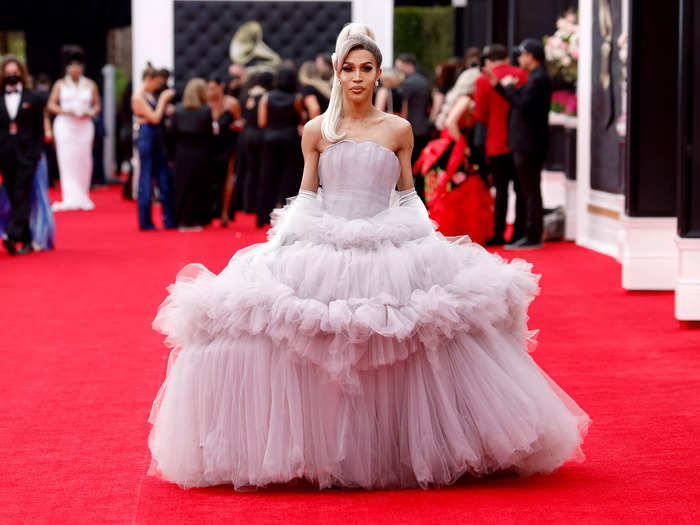 Trinity K. Bonet looked regal in an Ariana Grande-approved gown.