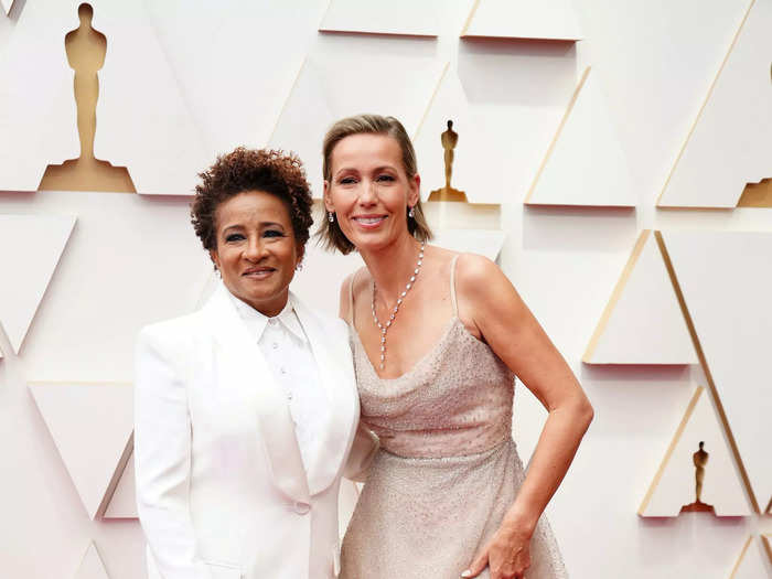 Wanda and Alex Sykes were couple goals, both looking like blushing brides at the 2022 Oscars in late March.