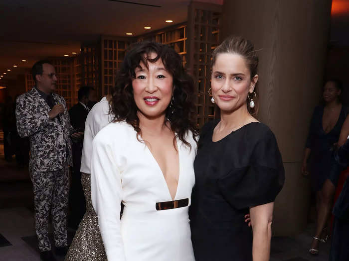 Sandra Oh went for a "minimal" look at the Critics