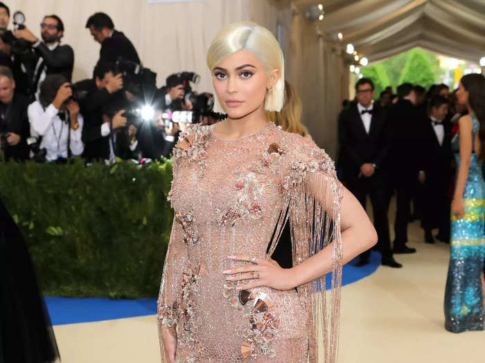 Kylie had a standout Met Gala moment years earlier in 2017.