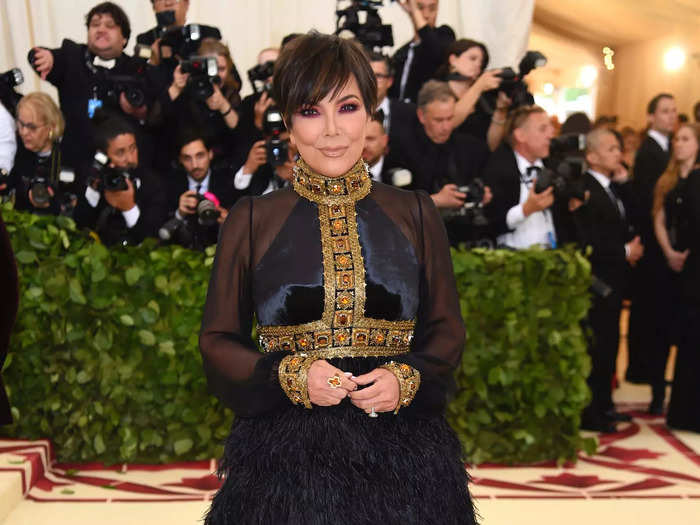 Kris started to have more fun with her Met Gala looks in 2018.