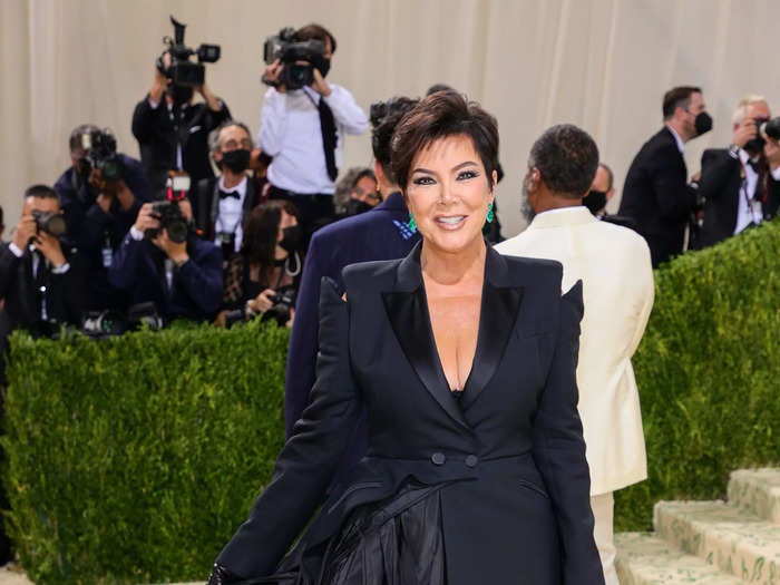 Kris later attended the 2021 event in a suit that was more standard than flashy for a member of the Kardashian-Jenner family.