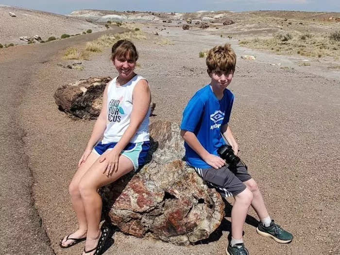 The Petrified Forest in Arizona was well worth the detour.