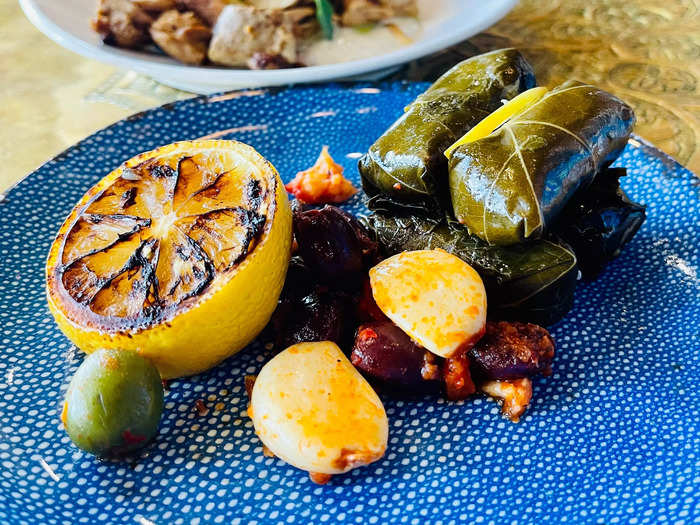 The dolmas in Morocco are worth taking the time for a sit-down meal.