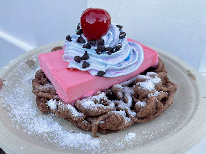 The seasonal funnel cakes in America are always exciting.