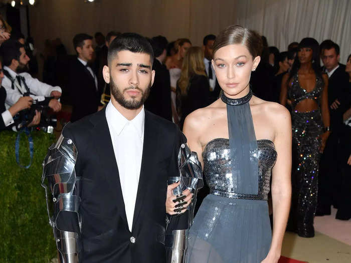 You might be more familiar with her 2016 outfit, which she coordinated with her then-boyfriend Zayn Malik.