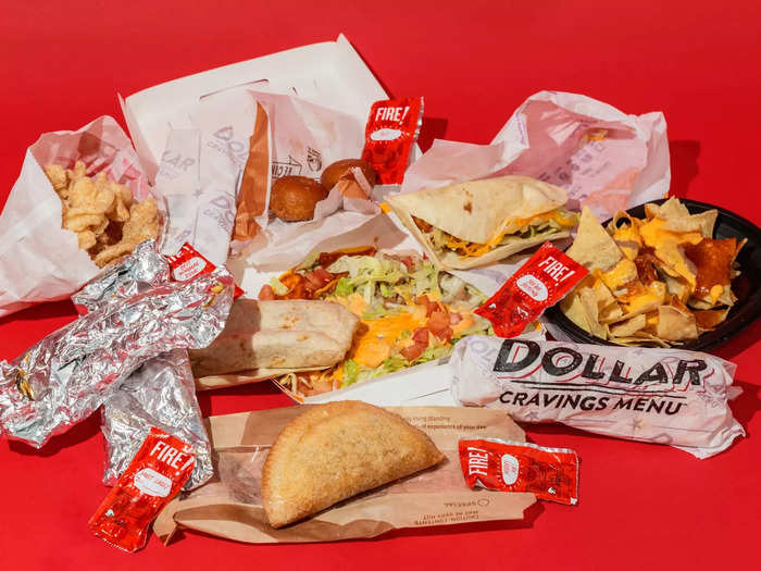 Taco Bell launched its value menu in 1990 with items priced at 59, 79, and 99 cents each. Value menus became key in fast food, adopted by both Wendy
