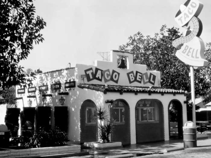 In 1962, Bell opened the first Taco Bell in Downey, California.