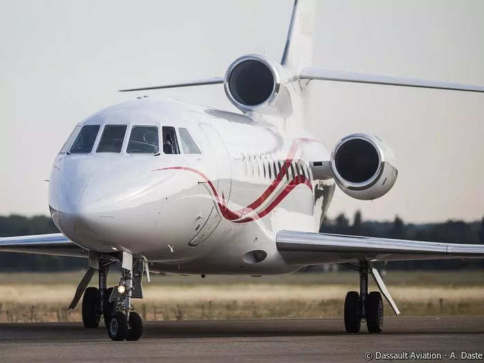 A new Dassault Falcon costs $26 million, while a pre-owned jet costs $5 million.