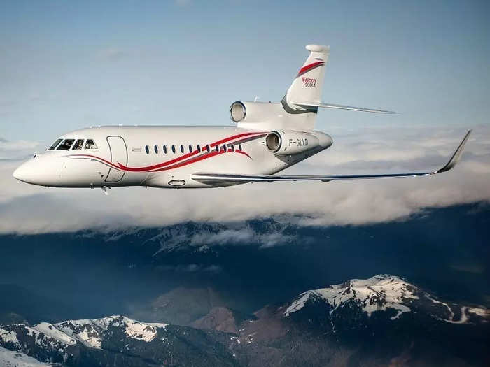 The Falcon 900 is a business jet first produced by French aviation company Dassault in the 1980s.