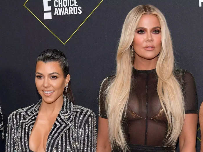 Kourtney and Khloé Kardashian oddly haven