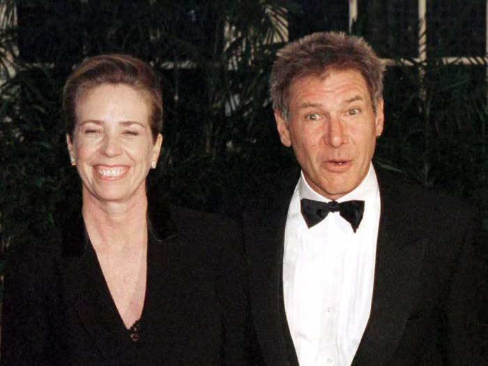 Harrison Ford has been married three times, with his longest marriage (for now) being to Melissa Mathison. They were legally married for 20 years.