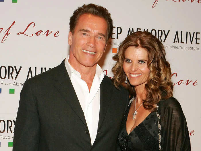 Maria Shriver and Arnold Schwarzenegger