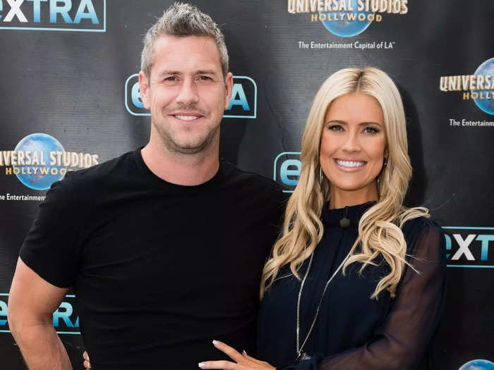 October 2017: Christina Hall and Ant Anstead started dating.