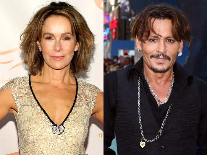 Johnny Depp was engaged to "Dirty Dancing" actor Jennifer Grey.