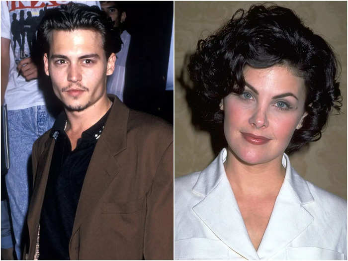 Johnny Depp dated Sherilyn Fenn in the late 1980s.