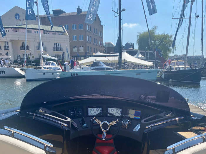 Pascoe said some buyers were interested in Miss Wonderly at the London event, and said that buying a boat like this one is "very rarely an impulse buy."