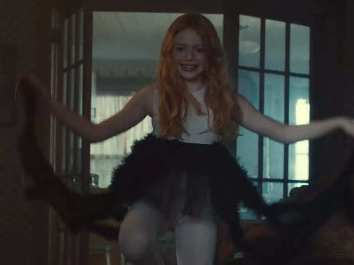 In episode five, a child version of Nora does the dance of a tarantula, which refers to the poison Nadia is trying to get out of her life.