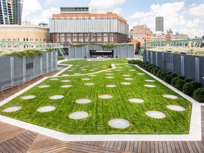 Google opened a new campus for its New York staff on April 18. The new office space is situated on a pier which looks out over Manhattan and the Hudson River and features a large-scale rooftop park.