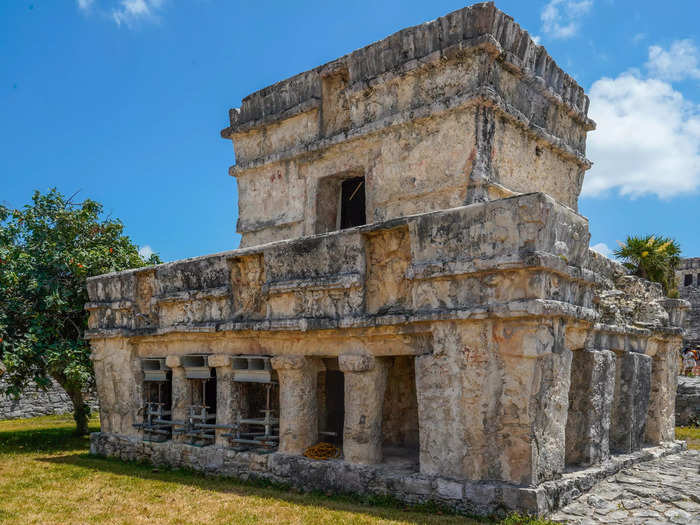 I noticed some of the structures had to be supported with modern technology, but most stood alone.