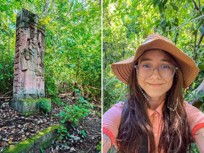 I spent my day in Roatan on a Royal Caribbean excursion that went to Mayan Eden Eco-Park, a nature preserve with hiking trails and wildlife.