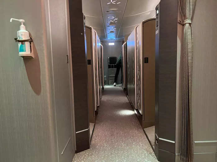 Since then, Singapore has retrofitted its current A380s with the new suite, which was first introduced in 2017. However, the cabin had not yet come to the US market.