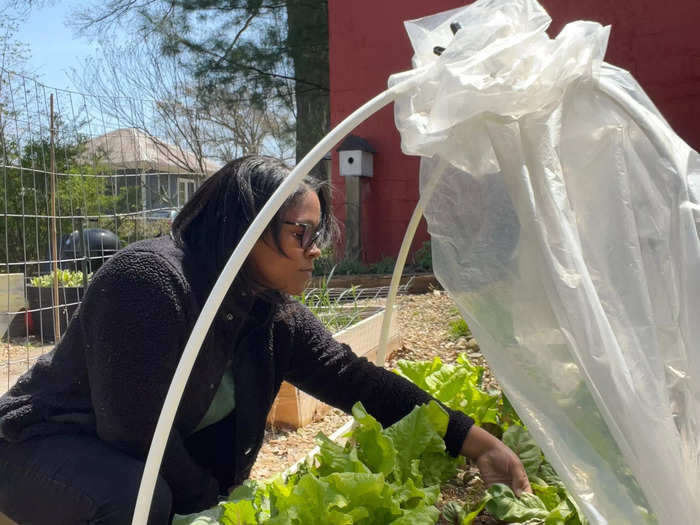 Aside from money, growing your own food just feels better, Evans said.