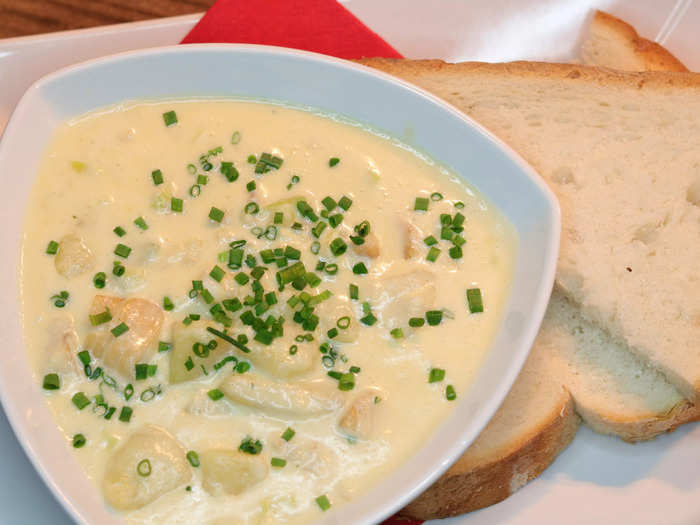 One of the lesser-known traditional UK dishes, Cullen Skink is similar to a Boston chowder.