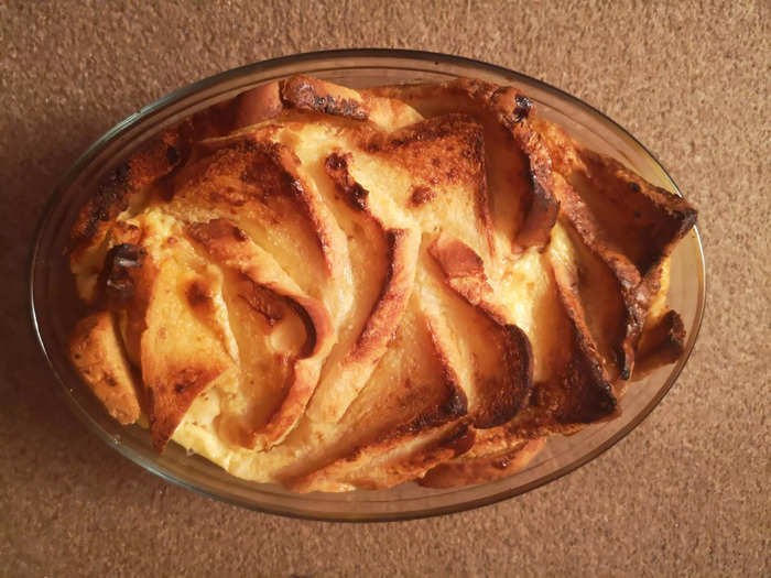 Traditional British food often centers around a waste-not-want-not attitude, and none so more than the old-fashioned bread-and-butter pudding.