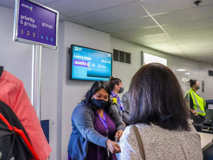 He also explained that checked bags will cost less than carry-ons, encouraging people to check their luggage. This helps prevent any delays that could happen if overhead space fills and the agents are forced to gate-check carry-ons.