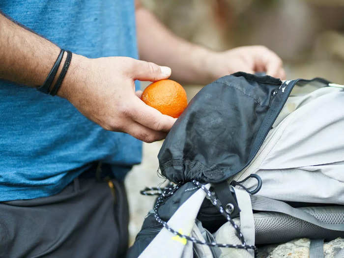 Antonelle suggested packing a few snacks.