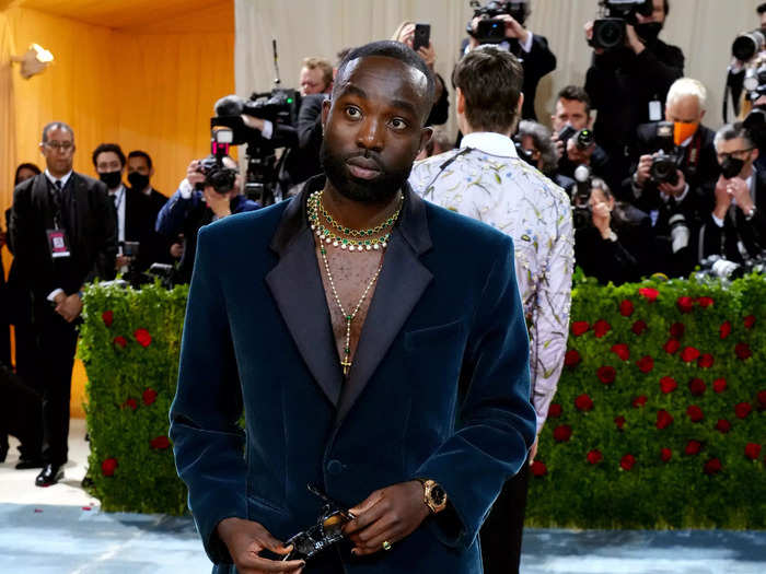 Paapa Essiedu attends the 2022 Met Gala.