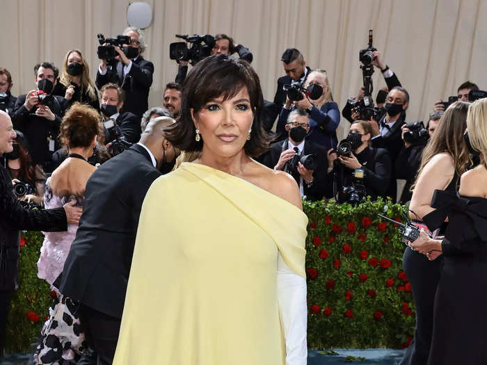 Kris Jenner kicked things off with a gown inspired by Jackie Kennedy.