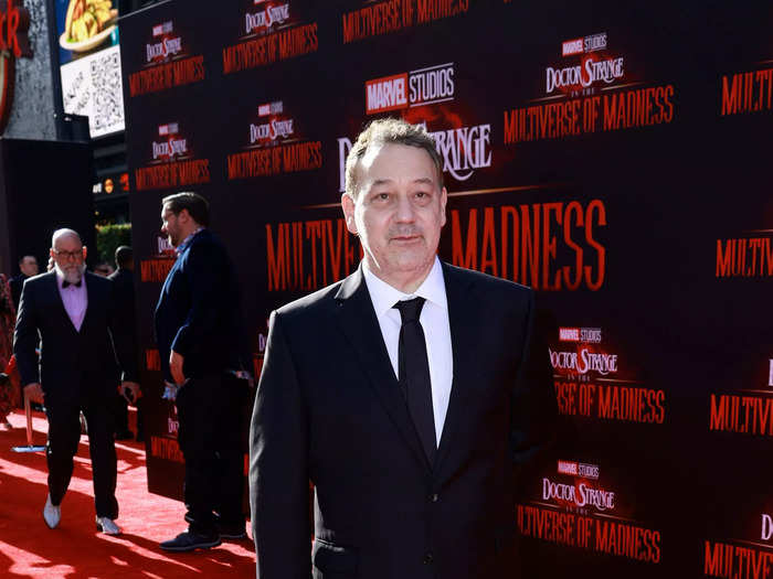 "Doctor Strange in the Multiverse of Madness" director Sam Raimi looked sharp in a suit and tie.