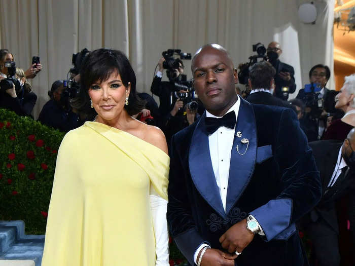 Kris Jenner and Corey Gamble went classic for this year