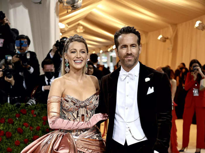 Blake Lively and Ryan Reynolds were the pinnacle of glamour as they returned to the Met Gala red carpet.