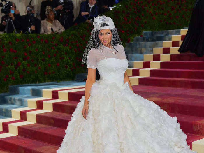 Kylie Jenner ditched the Met Gala 2022 theme to wear a wedding dress that honored late designer, Virgil Abloh.