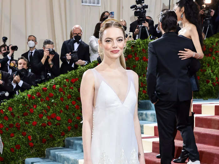 Emma Stone wore one of the dresses from her wedding afterparty.