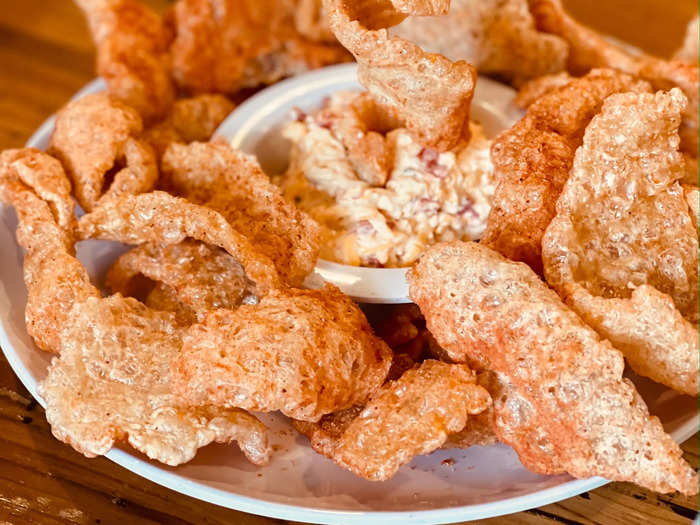 Pork rinds are a rite of passage for any Dollywood trip.