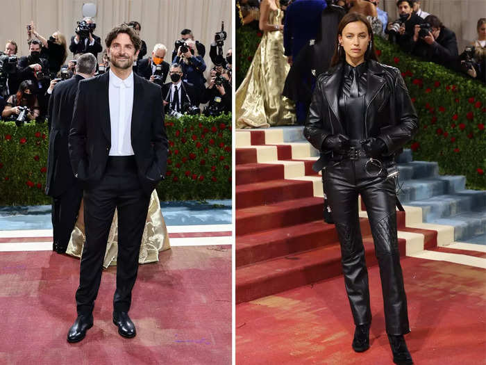 Co-parents Bradley Cooper and Irina Shayk both attended the Met Gala.