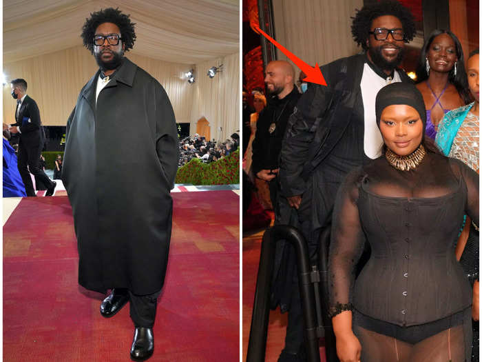 Questlove highlighted Black women quilters from Alabama by incorporating their work into his outfit.