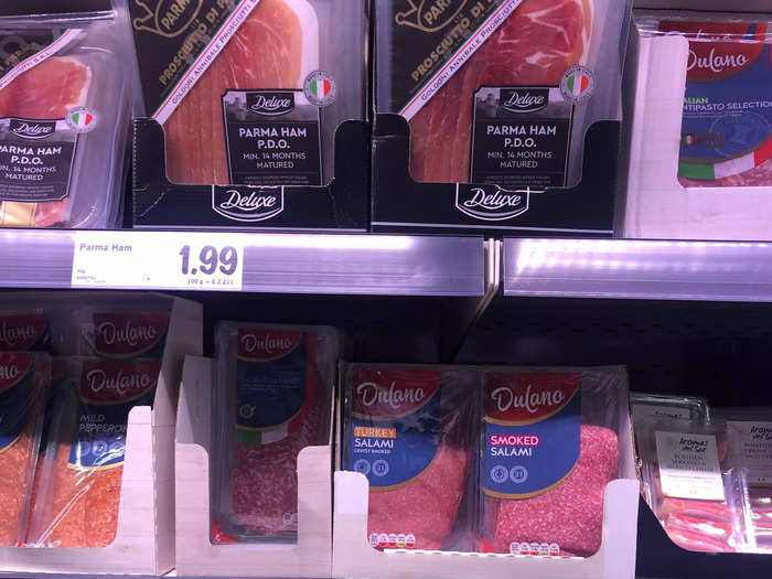 I always buy packs of prosciutto, salami, and smoked salmon.