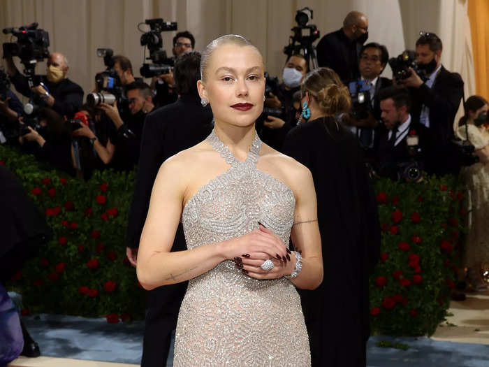 Phoebe Bridgers wore a crystal gown inspired by pop artist Keith Haring.