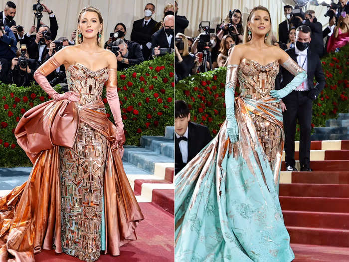 Blake Lively took inspiration from the Statue of Liberty for her Met Gala look.